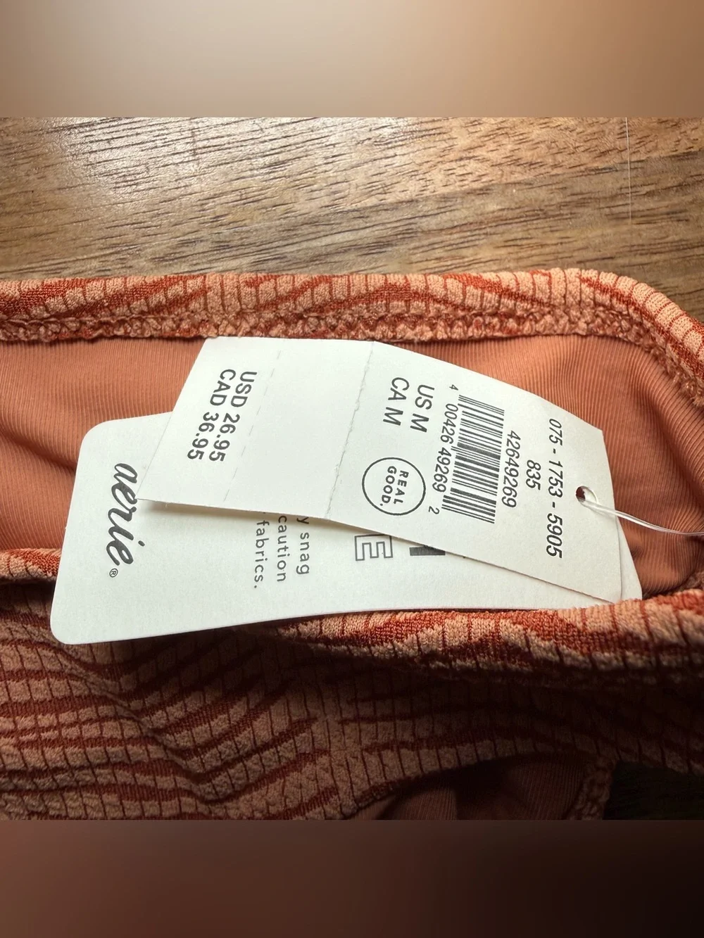 AERIE Burnt Orange Bikini Bottom